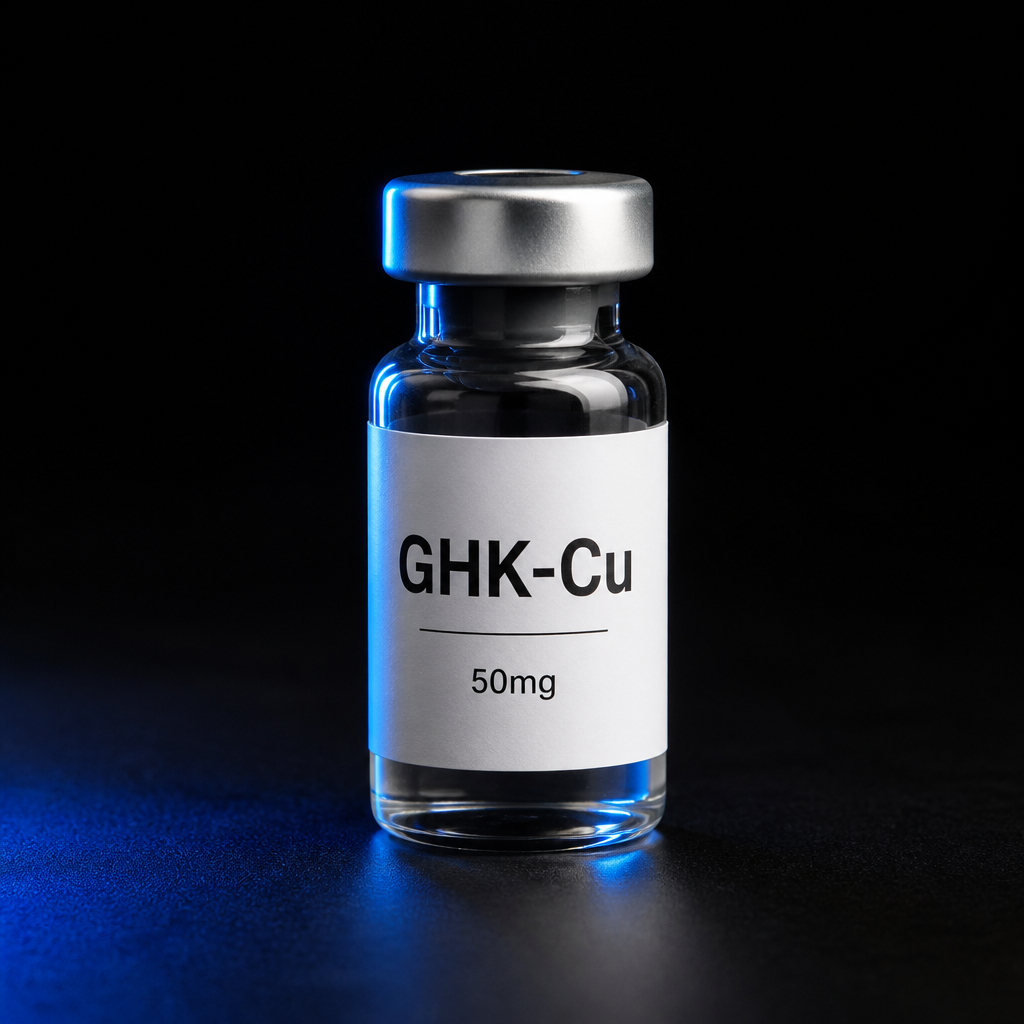 GHK-Cu 50mg research peptide vial